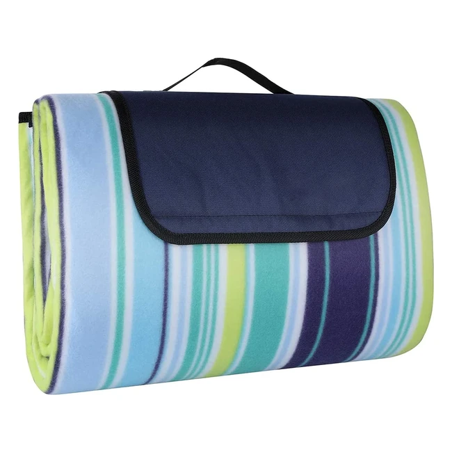 Spaire 200x300cm Picnic Blanket - Waterproof Anti-Sand 3 Layers Carry Handle 