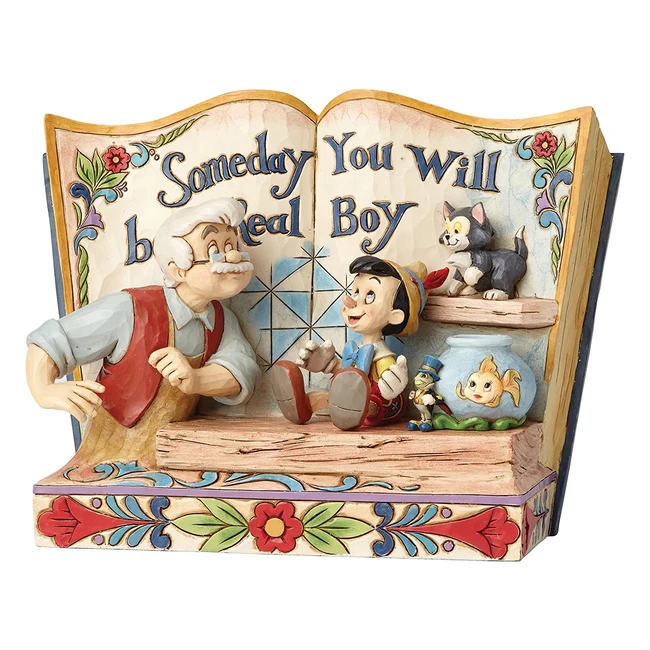Objet décoratif Disney Pinocchio résine multicolore 22x10x15cm