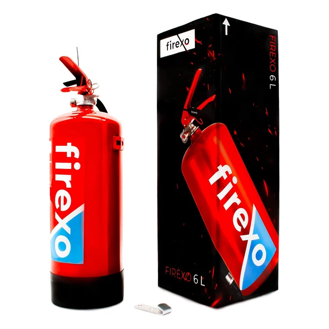 Firexo 6L All Fires Extinguisher - 7 in 1 Easy to Use Inc Li-ion Battery