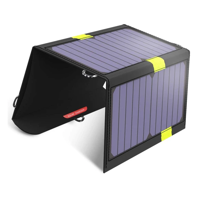 Cargador Solar Portátil XDragon 20W, 2 Puertos USB, Resistente al Agua, para Teléfono Inteligente y Tableta