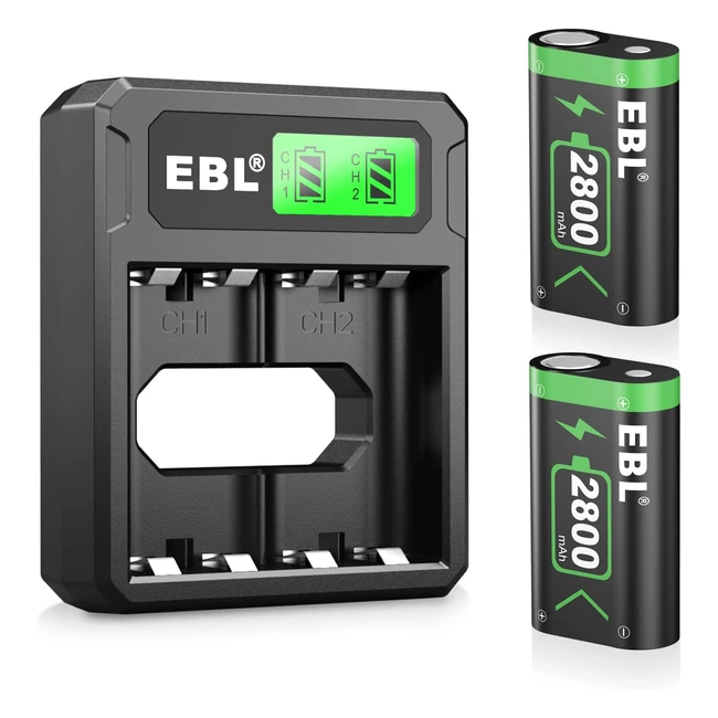 Batería de mando EBL 2800mAh para Xbox One - Carga rápida y duración de hasta 28 horas