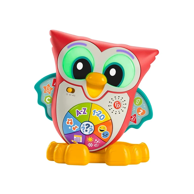 Fisherprice HJM73 Blinkilinkis Clever Owl - Lernspielzeug mit Musik, Lichtern und Sätzen für Kinder ab 18 Monaten