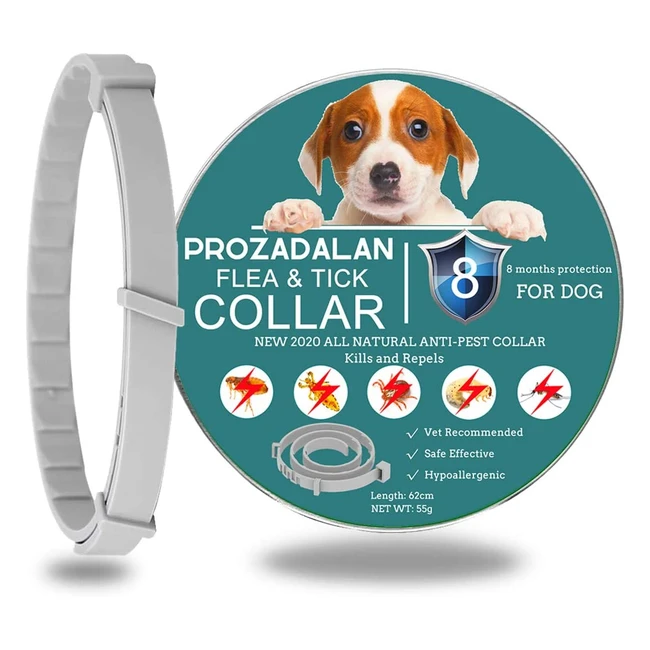 Collare antipulci per cani Prozadalan - Formula unica a base vegetale - Protezio