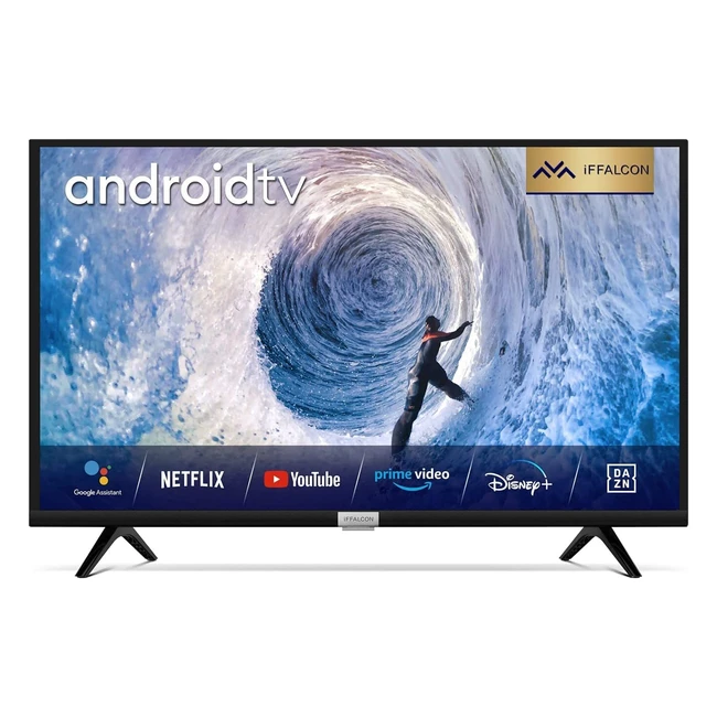 TV Iffalcon 32F510 Smart 32 con Android TV - Netflix, YouTube, HDR, Dolby Audio, Chromecast integrato - Nero