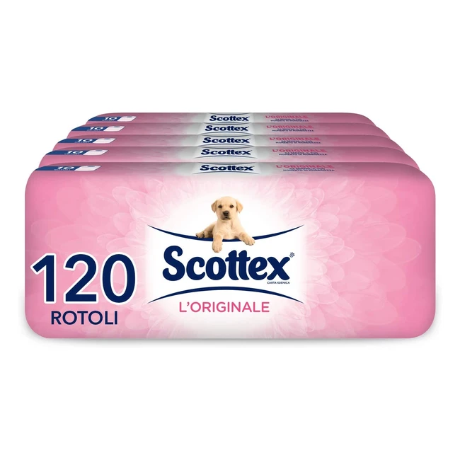Scottex LOriginale - Carta igienica 120 rotoli - FSC certificata