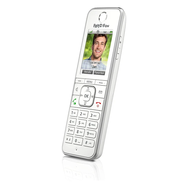 AVM Fritzfon C6 DECT Comfort Phone - HD Telephony, Internet, White - #1 Choice for Fritz Box