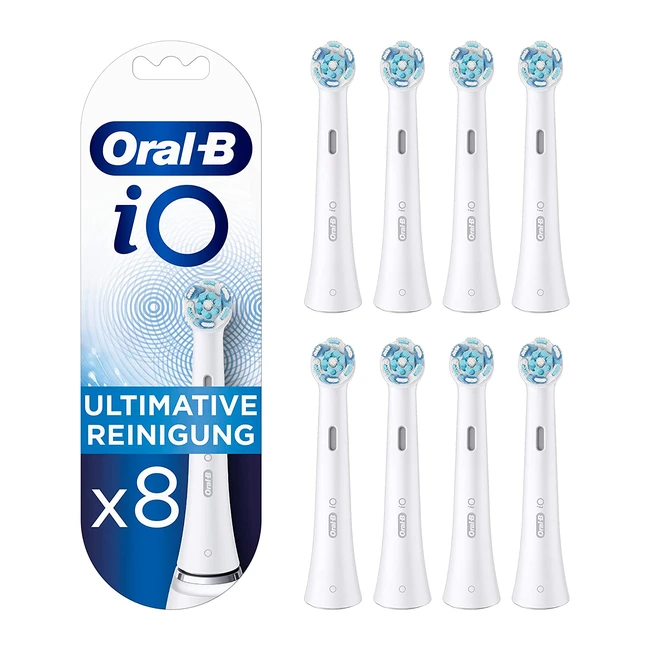 OralB IO Ultimate Cleaning Elektrische Zahnbürstenköpfe - 8 Stücke - Für ein ultimatives Zahnreinigungserlebnis
