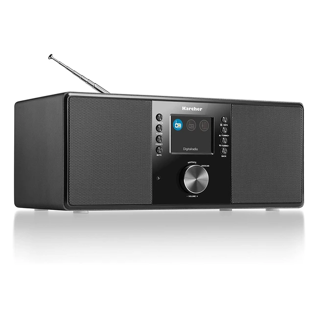 Karcher DAB Digitalinternet Radio Stereo Schwarz - Topqualität und vielseitige Funktionen