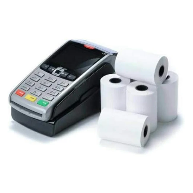 Smooth Papers Thermal Paper Rolls for Credit Card Machines - 57x40 Pack of 200