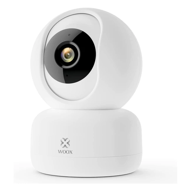 Caméra Surveillance WiFi Babyphone Intérieur Sans Fil FHD 1080P - Vision Nocturne 360° - Détection de Mouvement - Audio Bidirectionnel - Compatible Alexa/Google