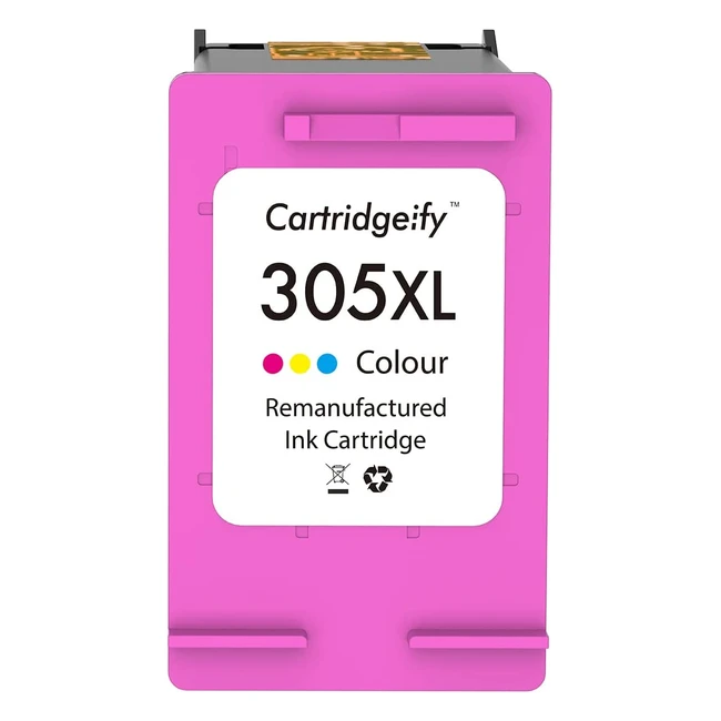 Cartridgeify 305 XL Farbtintenpatronen für HP 305 305XL, Deskjet 2710 2720 2721 2722 2723 2724, Deskjet Plus 4120, Envy 6010 6020e 6022 6030 6032, hohe Seitenleistung