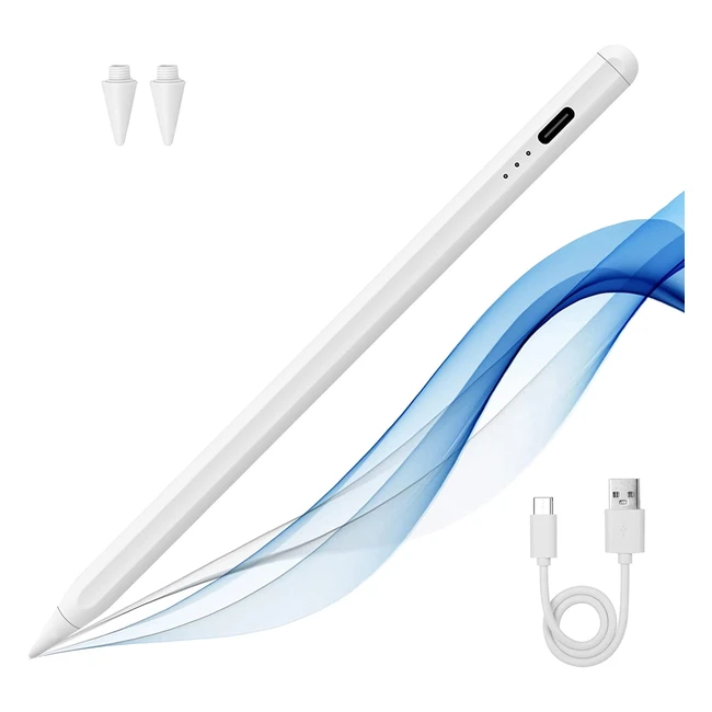 Aniyoo Stylus Pen for Apple iPad - High Precision, Palm Rejection, Tilt Sensitivity - Compatible with iPad 2018-2022