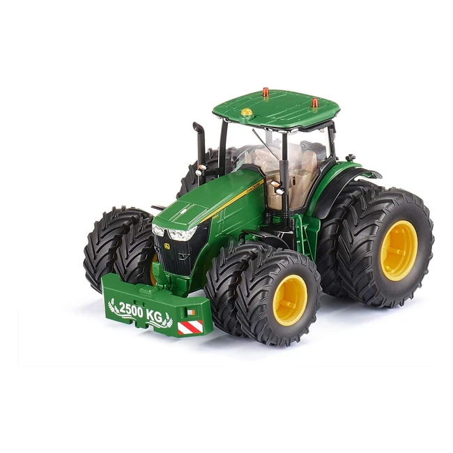 John Deere 7290R Traktor, Ferngesteuert, 1:32, Bluetooth, Doppelreifen, Elektronisch Gesteuert
