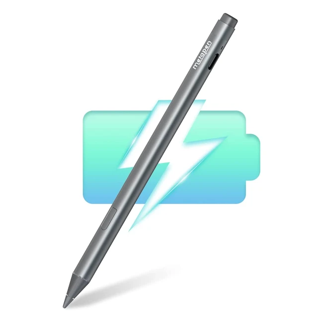 Metapen Stylus Pen M2 for Surface - 4096 Pressure Sensitivity, Fast Charging, Palm Rejection, Tilt - Microsoft Surface Pen for Surface Pro, Studio, Duo, Asus VivoBook Flip