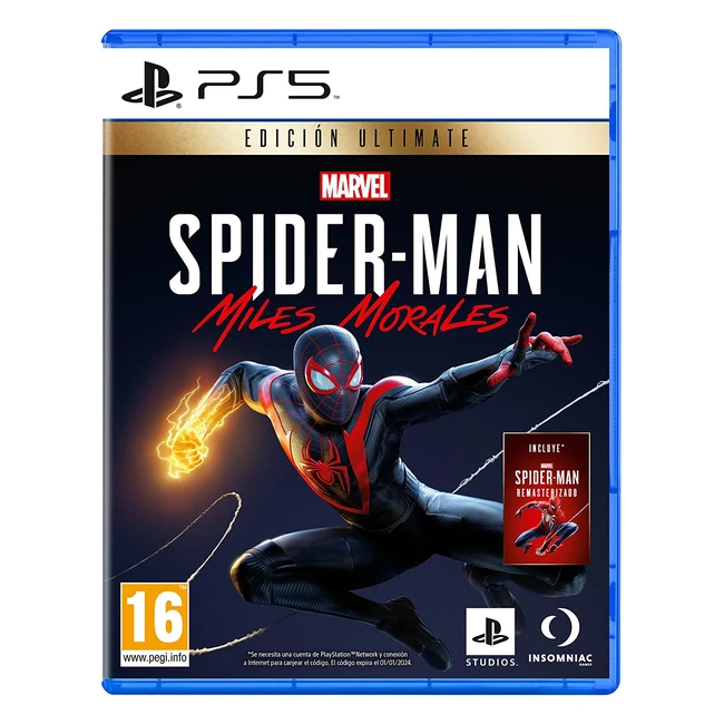 Videojuego Marvel's Spiderman Miles Morales Ultimate Edition PS5 - Sony Interactive - Idiomas Español, Portugués e Inglés