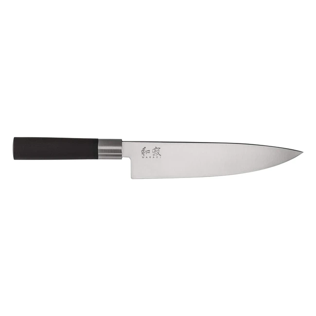 Kai Acciaio Nero 125 - Coltello da cucina con lama in acciaio inossidabile lucido