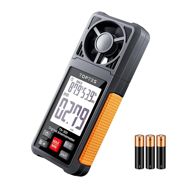 TopTes TS301 Anemometer Wind Speed Meter - Ideal for Sailing Drones Surfing H