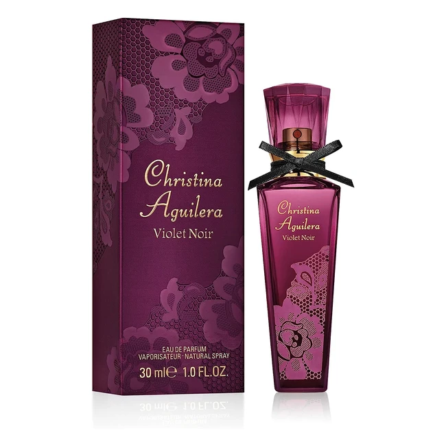 Eau de Parfum Femme Christina Aguilera Violet Noir 30ml - Floral Fruité - Tenue Longue Durée