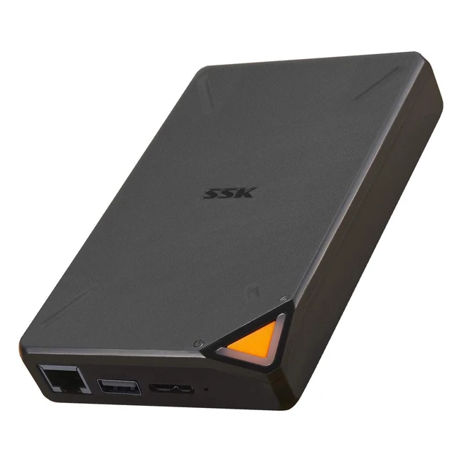 SSK Hard Disk Portatile Wireless 2TB - Archiviazione Intelligente con Hotspot WiFi Personale