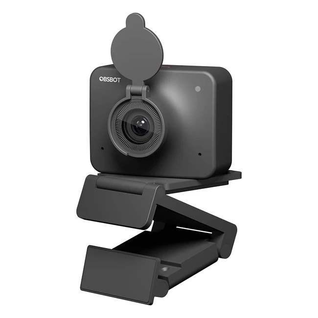 Webcam Obsbot Meet HD avec cadrage automatique AI, micro antibruit et flou d'arrière-plan - 1080p 60fps pour PC/Mac