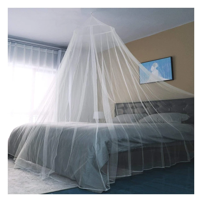 Mosquitera Sekey XXL para cama individual, protección contra mosquitos y fácil instalación