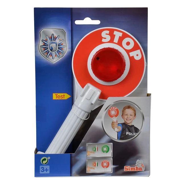 Paletta Vigile Simba Toys 108102672 - Giocattolo in plastica sicuro e di qualità
