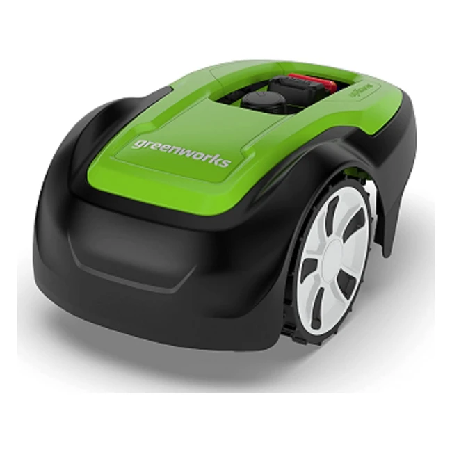 Greenworks Optimow S Rasenmäherroboter für bis zu 300 m2 mit 30% Gefälle, Bluetooth-App-Steuerung, erweiterten Sicherheitsfunktionen und Diebstahlschutz