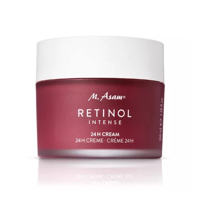 M. Asam Retinol Intense 24h Creme 100ml - Anti-Aging Gesichtspflege mit Retinol, Hyaluronsäure und Sheabutter
