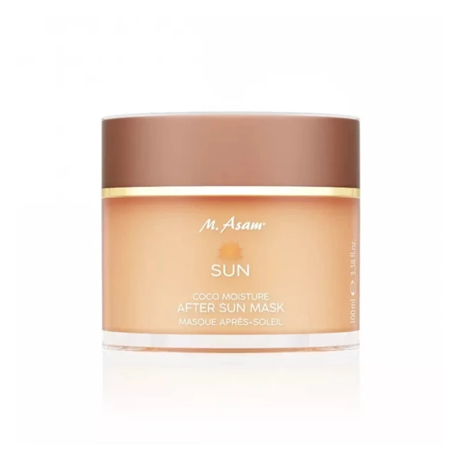M. Asam Sun Coco Moisture After Sun Face Mask - Hydrating Gel for Sun-Damaged Skin with Aloe Vera & Hyaluronic Acid