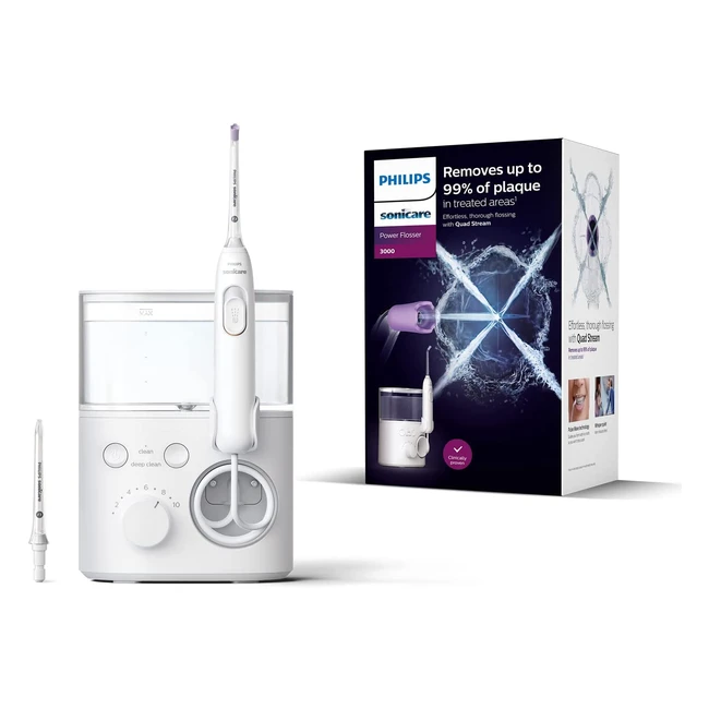 Philips Sonicare Power Flosser 3000 - Oral Irrigator with Quad Stream Technology