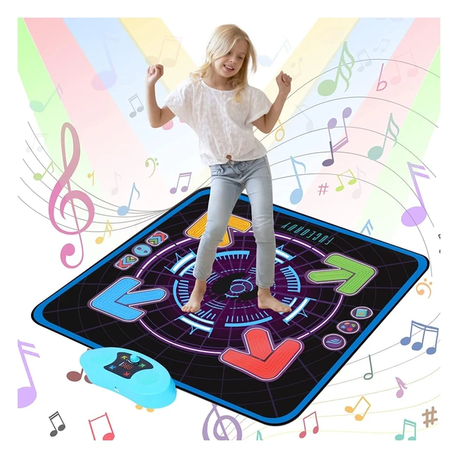 Dance Mat for Kids Ages 4-10 - Builtin Music 3 Game Modes - Improve Body Coordi