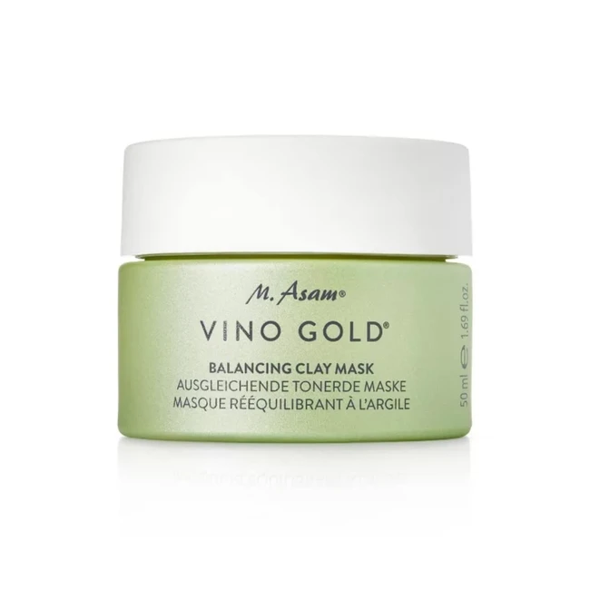 M. Asam Vino Gold Balancing Clay Mask - White Clay, Resveratrol, Anti-Aging, Vegan