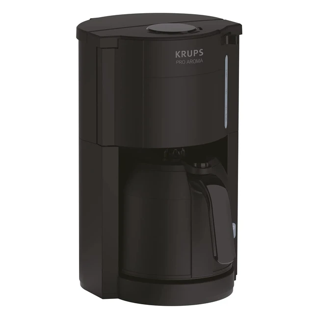 Krups ProAroma KM303810 Filterkaffeemaschine 800 Watt für 10-15 Tassen Kaffee schwarz
