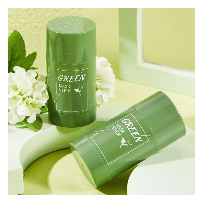 Green Tea Poreless Deep Cleanse Mask Stick - Remove Blackheads, Balance Oil & Hydrate Skin