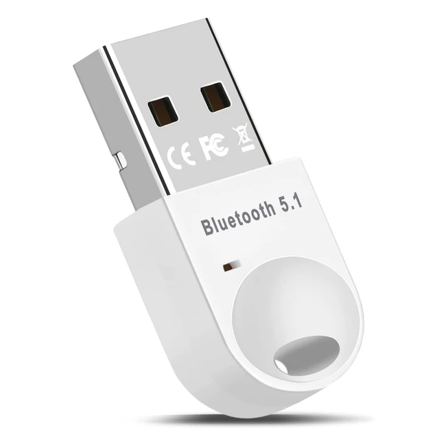 Adaptador Bluetooth USB 51 para PC - Mejora la velocidad de transmisin y ampl