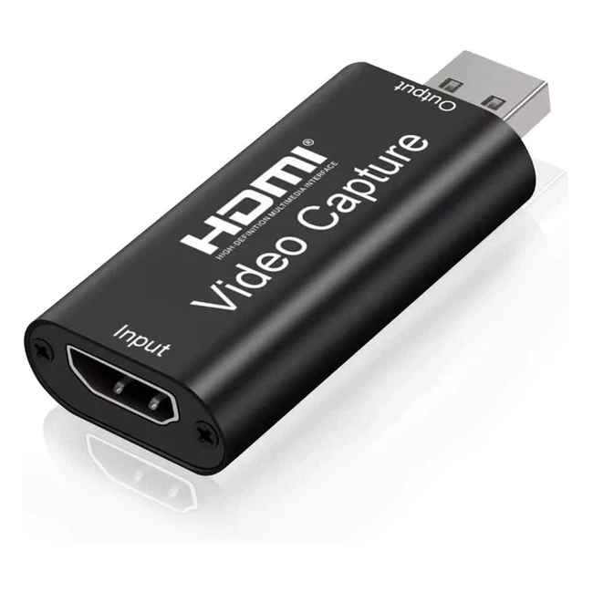 Carte de capture vido HDMI USB 20 1080p plug  play pour streaming et enregis