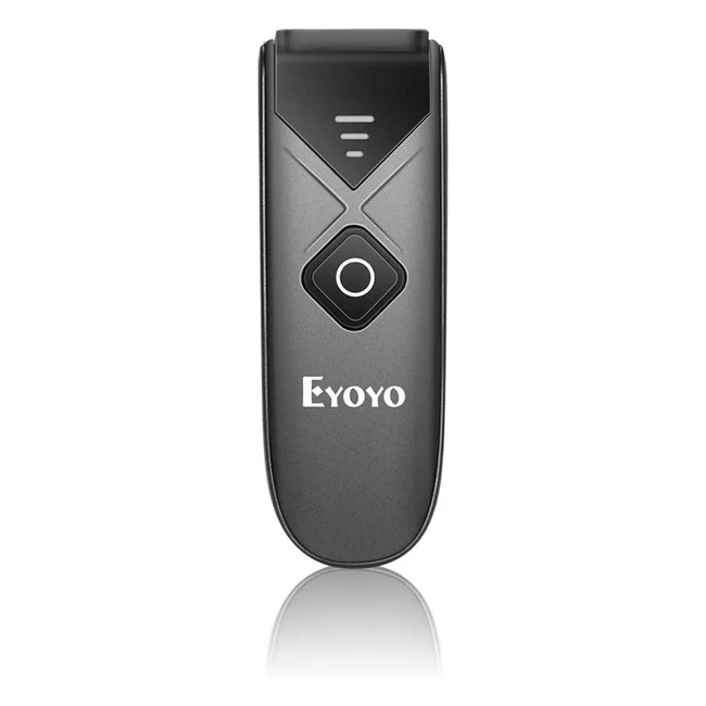 Eyoyo Mini Wireless Barcode Scanner - 1D/2D/QR Reader for Smartphone, Tablet, and Computer