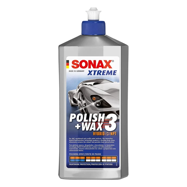 Sonax Xtreme PolishWax3 Hybrid NPT - Lucidante potente per vernici opache 500ml