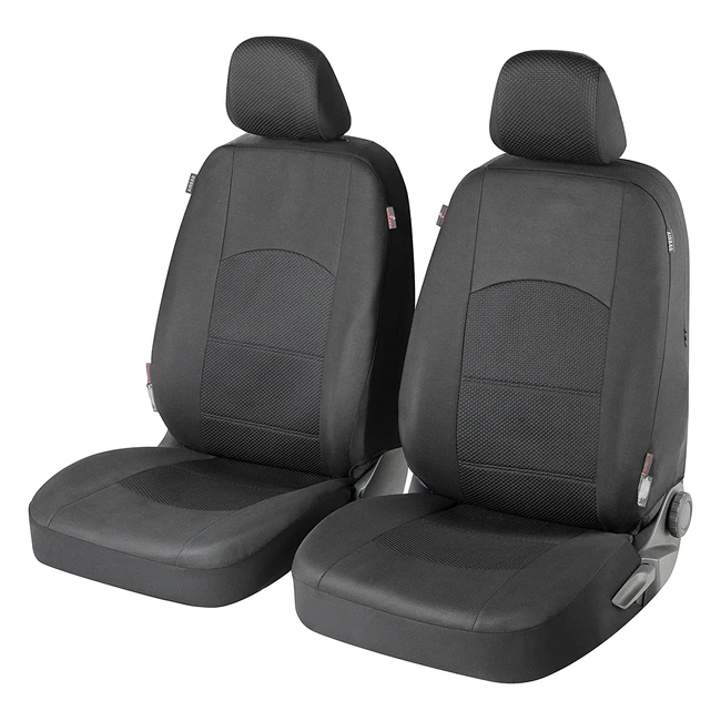 Walser Derby Autositzbezüge für Sitze mit Kopfstützen - TÜV-geprüft, patentiertes Reißverschlusssystem, Seitenairbag-kompatibel