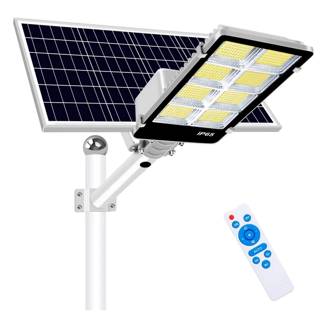 Lampione Solare LED Esterno 600W - Alta Qualit e Risparmio Energetico - Teleco