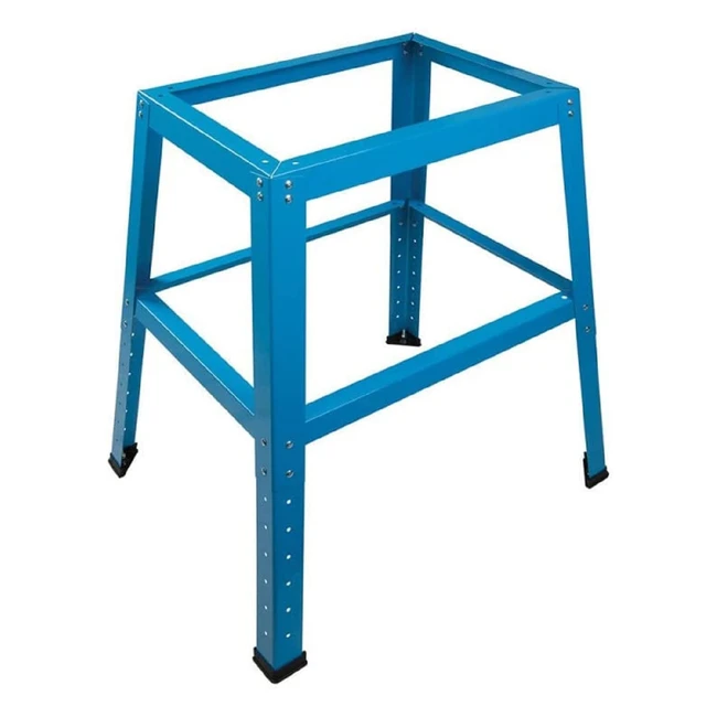 Tabouret de support Silverline 129984 - Pieds réglables en hauteur pour scies sur table, scies à onglets et perceuses verticales