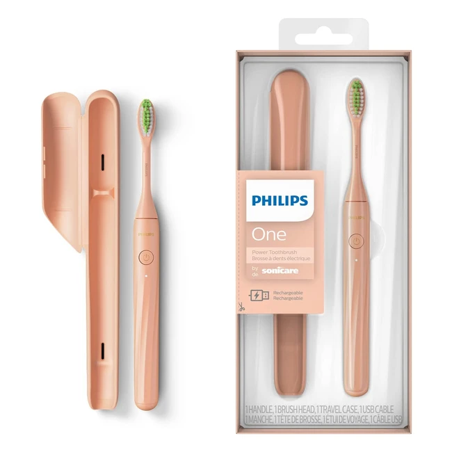 Philips One Rechargeable Toothbrush - Shimmer Model HY120005 - 13000 Microvibrations for Better Brushing