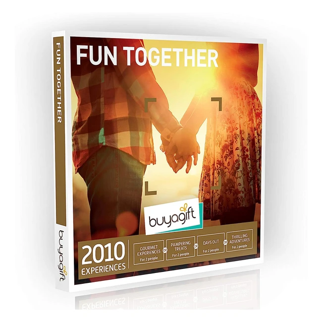 Buyagift Fun Together Gift Experiences Box - Over 2010 Experiences for Couples