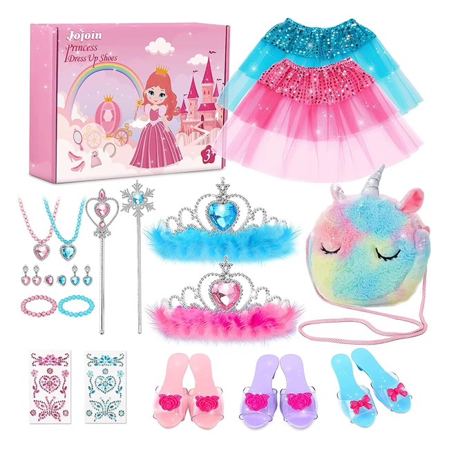 Disfraz de Princesa para Niñas con Accesorios - Jojoin 20 Piezas