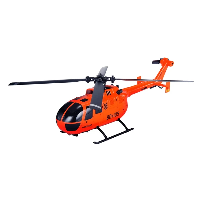 Modster BO105 Flybarless RC Helicopter Limited Edition - 6-Axis Flight Stabilisa