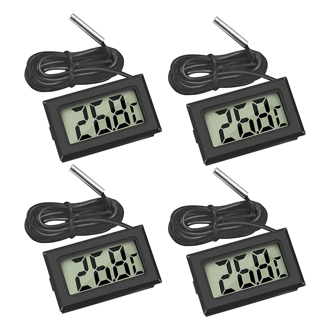 THLevel Mini LCD Digital Thermometer Hygrometer fr przise Temperatur- und Fe