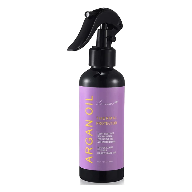 Lanvier Heat Protection Spray 200ml - Protects Hair up to 230°C from Flat Iron, Curling Iron, and Blow Dryer - Sulfate-Free