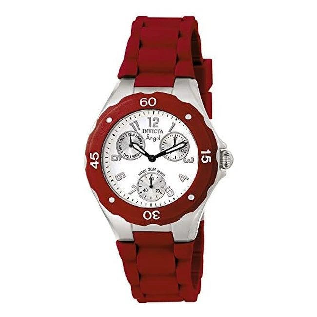 Invicta Angel 0701 Women's Quartz Watch - 38mm - Stainless Steel - Water Resistant - White Dial