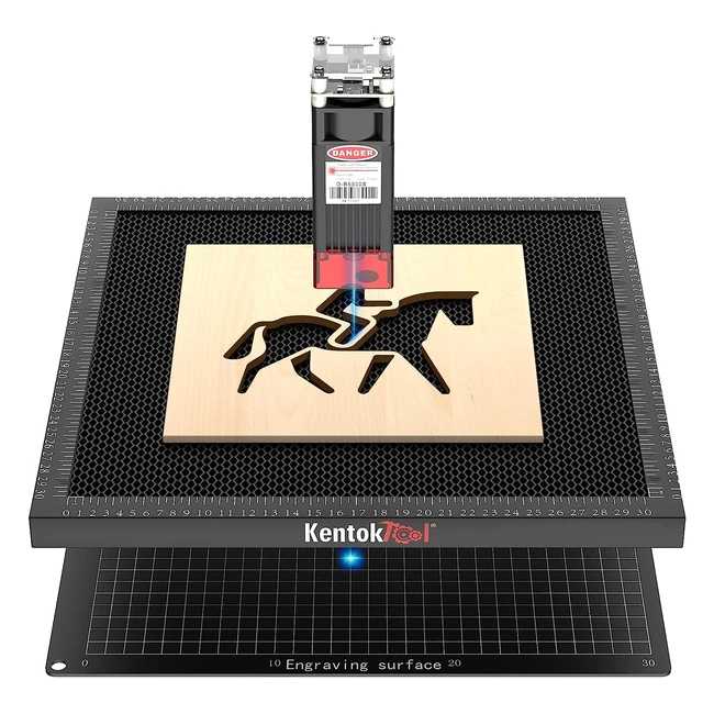 Kentoktool Laser Honeycomb Arbeitstisch - Laserschutzmatte für alle Lasergravierer und Laserschneider - 330 x 330 x 10 mm