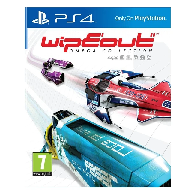 Wipeout Omega Collection PS4 - 26 courses 46 vaisseaux 9 modes de jeu